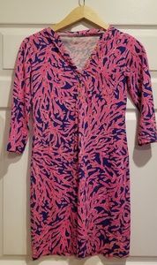 Lilly Pulitizer Pima Cotton 3/4 Sleeved Dress XS